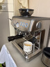 铂富（Breville）BES876 半自动咖啡机 家用意式 研磨奶泡一体式 智能辅助压粉系统 大容量水箱 25挡研磨 BES876锻光银丨研磨奶泡一体式 实拍图