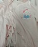 贝瑞加（Babyprints）婴儿连体衣2件装新生宝宝蝴蝶衣长袖护肚连身衣满月服 小兔59 实拍图