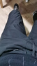 雅鹿90鸭绒羽绒裤男士2025秋冬新款休闲防风加厚保暖御寒加绒长裤子 黑色 2XL (185) 【推荐150-170斤】 实拍图