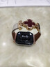 腕宝德适用华为手表fit5表带fit4四叶草小蛮腰皮质磁吸watchfit3腕带春夏女士高颜值fit5/4pro配件fit2/1 小蛮腰真皮-四叶草磁吸扣-米白-浅金红花 适用：华为fit5/fit4 实拍图