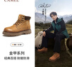骆驼（CAMEL）王俊凯同款大黄靴户外高帮工装马丁靴男 G15W076038T 沙漠黄 39 实拍图