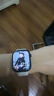 Apple/苹果 Watch Series 10 智能手表GPS款46毫米玫瑰金色铝金属表壳淡桃粉色运动型表带S/M MX293CH/B 实拍图