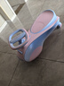 酷骑儿童扭扭车声光款可坐大人静音耐磨万向轮周岁礼物1-8岁樱霞粉 实拍图