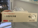 乌斯京一次性手套500只 抽取式食品级PE手套 塑料薄膜厨房卫生手套 实拍图
