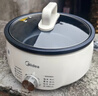 美的（Midea）电火锅 火锅专用锅3-4人 电锅一体家用多功能锅 一锅多用宿舍电煮锅 电热锅分体可拆 4.5L 【升级大功率|可拆洗锅身】HGE3026 实拍图