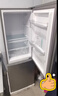 海信186L两门小冰箱二级能效直冷小户型租房宿舍家用电冰箱银色BCD-186S1RNKQD 实拍图