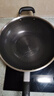 炊大皇炒锅有钛0氟不粘锅316L不锈钢不粘平底炒锅34cm 实拍图