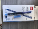 得力（deli）直液笔速干笔签字笔 0.5mm全针管中性笔 商务办公学生水笔走珠笔 蓝色 12支/盒SF855 实拍图