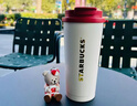 星巴克（Starbucks）星动告白系列双饮口不锈钢桌面杯470ml咖啡杯泡茶杯女神节礼物 实拍图