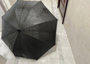小魔长柄雨伞超大号加固抗风男士高端商务雨伞黑色可定制 实拍图