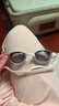 李宁LI-NING近视泳镜防水防雾男女高清游泳眼镜近视专用游泳镜LNJT224-13极光白500度 实拍图