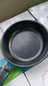 【亏本清仓】韩式麦饭石色不粘锅平底锅铁锅电磁炉不带盖 黑色小煎锅 16cm 实拍图