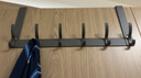 八海鸟门后挂钩免打孔挂衣服门上挂衣架置物架联排挂衣钩强承重 实拍图