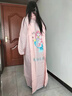 牧萌儿童雨衣带书包位男童女童女孩加长全身学生雨披 粉美人鱼 5XL 实拍图