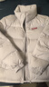 鸭鸭（YAYA）时空道宇羽绒服女短款立领秋冬季新款面包服厚款小个子情侣男外套 浅灰色(男女同款) S 【建议90-110斤】 实拍图
