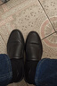 红蜻蜓男鞋春季新款男士商务皮鞋一脚蹬休闲皮鞋牛皮爸爸鞋男鞋WTA7742 黑色升级版_偏大1码 41 实拍图