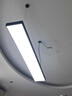 灯灵办公吊线灯LED长条灯吸吊两用超亮节能办公写字楼超市商场工程工业专用平板灯 黑框直角120*20*4cm 48W 白光 实拍图