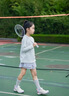 安奈儿童运动鞋男女童羽毛球鞋2026夏季中大童网面厚底耐磨休闲运动 深蓝 【旋转纽扣】 36 实拍图