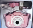 活石（LIVING STONES）儿童相机照相机7-14岁3-6高清数码拍照玩具女孩生日礼物12岁 粉128G超清丨9600w双摄+全包硅胶+礼盒 学生迷你相机新年礼物儿童节给女生 实拍图