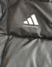 阿迪达斯（adidas）羽绒服男女同款冬季加厚鸭绒长款极寒羽绒服 黑/白  01TKD S 实拍图