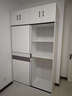 白浅【免费安装】衣柜卧室储物柜子移门衣橱简易推拉门大衣柜 【两门】1.4米主柜+顶柜 实拍图