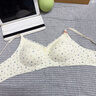 猫人【小胸聚拢 】碎花蕾丝边纯棉内衣女无痕提拉青少年学生文胸罩 实拍图