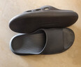京东京造【3.5cm踩屎感】eva厚底拖鞋男士防臭休闲凉拖鞋 碳灰 44-45 实拍图