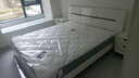 全友家居 床北欧简约风主卧室板式床家具1.8*2米双人大床高脚成人婚床 实拍图