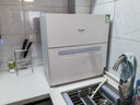 松下（Panasonic）台式洗碗机二代H1D【小尺寸大容积58L】独立烘干 80℃高温除菌 洗烘一体 软水系统 家用台面独立式 实拍图