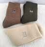 猫人3双装35%羊毛袜子男士袜子男冬季加厚保暖袜男毛圈袜睡眠袜男 实拍图