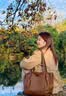 澳迪佳真皮托特包包女款2026年新款手提包通勤女包斜挎妈妈包生日礼物女 实拍图