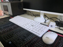 AOC KM460无线蓝牙键盘鼠标套装 键鼠套装 低音按键 防溅洒设计 办公家用 笔记本台式电脑通用 白色  实拍图