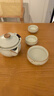 唐丰汝窑旅行茶具套装一壶三杯户外便携式陶瓷快客杯单人随身泡茶装备 实拍图