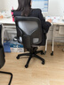 得力（deli）4900S 人体工学靠背办公椅/电脑椅/职员椅 可升降转椅舒棉坐垫 黑 实拍图