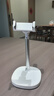 小天手机支架桌面新款直播通用视频拍摄架子懒人专用俯拍自拍网红支撑架可升降旋转家用多功能手机架 热卖 白【实心金属配重增稳】俯拍、旋转、升降 实拍图