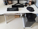 奥伦福特  电脑桌台式家用电竞游戏桌办公书桌简约书房写字桌子 简约白碳纤纹单桌-120*60 升级款电竞桌 实拍图