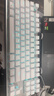 惠普（HP）GK200机械键盘有线办公游戏键盘 20种背光灯效 87键电竞键盘鼠标套装电脑外设键鼠 皎月白【红轴】冰蓝光 实拍图