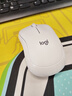 罗技（Logitech）M221 轻音鼠标 无线鼠标 办公鼠标 对称鼠标 带无线微型接收器 米白色 实拍图