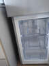 荣事达（Royalstar）小冰箱小型家用出租房双门一级能效宿舍冷藏冷冻两用节能电冰箱 126A163【一级能效】【三天不到1度电】银 实拍图