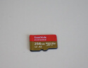 闪迪（SanDisk）256GB TF(MicroSD)内存卡 4K极速金卡A2 V30 U3行车记录仪 运动相机无人机 监控存储卡 读190MB/s 实拍图