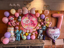 多美忆生日场景布置女孩生日气球儿童道具氛围装饰快乐桌飘装扮豪华套装 实拍图