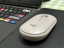 罗技（Logitech）LOGITECH PEBBLE 无线蓝牙鼠标 静音鼠标 办公鹅卵石造型 轻薄便携 时尚小巧 烟云灰 实拍图