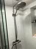 摩恩（MOEN）防指纹恒温花洒 可升降杆 8寸顶喷增压手持淋浴花洒恒温龙头91071 实拍图