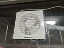 金羚（JINLING）窗墙式排气扇前方后圆卫生间厨房强力抽风6寸低噪换气扇15-C(B8) 实拍图