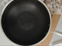 炊大皇炒锅304不锈钢有钛炒菜锅煎锅平底不粘炒锅32cm 可立可视盖不挑灶 实拍图