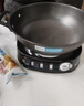 扬子（YANGZI）电炒锅多功能一体2025新款电锅电蒸锅电火锅电煮锅电热锅蒸锅炒菜无涂层纯铸铁大功率多功能电锅 经典无定时款[无涂层加厚] 30CM单笼[适合1-3人]+赠送锅盖 实拍图