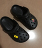 卡骆驰（CROCS）洞洞鞋贝雅男鞋女鞋轻便耐磨一脚蹬拖鞋休闲鞋|10126 黑色-001 41 /42(260mm) 实拍图