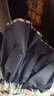 天堂 加大雨伞三折 晴雨两用商务伞经典格纹10骨大雨伞男女 藏青 实拍图