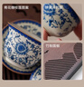 京东京造 汝窑斗彩缠枝莲茶具 高档泡茶器全套盖碗礼盒【细密茶漏】10件  实拍图