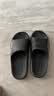 回力厚底防滑男女士凉拖室内外穿软底洗澡浴室拖鞋HL0212黑色42-43 实拍图